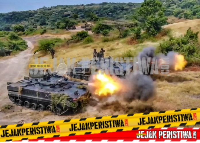 Resimen Kavaleri 2 Marinir Uji Kesiapan Tempur Aspek Darat